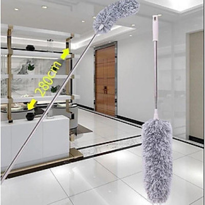 Chổi quét bụi trần nhà kéo dài 2M8 , lông mềm mịn ,vệ sinh đồ trên cao dễ dàng đi sâu vào mọi ngóc ngách nhỏ nhất , làm sạch mọi vết bẩn cứng đầu 