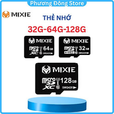 Thẻ Nhớ Micro SD Mixie 64GB-32G 95MB/S Class 10, Thẻ nhớ camera, Thẻ nhớ điện thoại - hàng chính hãng