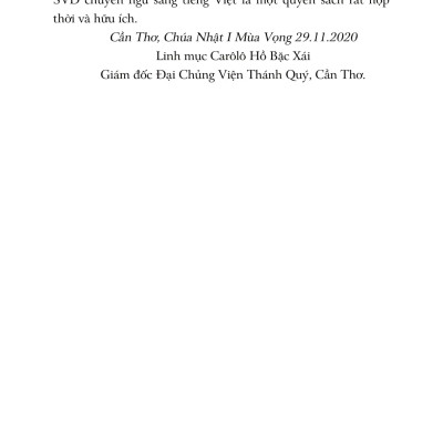 ƠN GỌI YÊU THƯƠNG