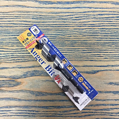 Mũi khoan gỗ xoắn ốc ngắn 18mm đuôi lục giác 6.35mm Onishi 