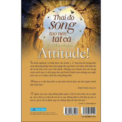 Sách Thái Độ Sống Tạo Nên Tất Cả  - Bản Quyền