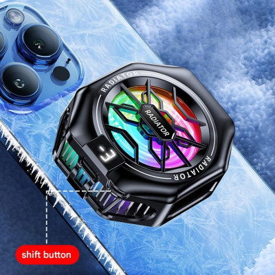 Tản nhiệt sò lạnh Led TL05 Gaming siêu mát cho điện thoại hàng nhập khẩu