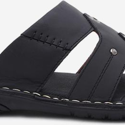 Dép nam Huy Hoàng màu 3 quai màu đen HT7778