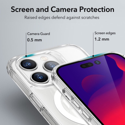 Ốp Lưng Trong Suốt ESR Classic Hybrid HaloLock Dành Cho iPhone 14 PRO MAX / 14 PRO / 14 PLUS / 14 - HÀNG CHÍNH HÃNG