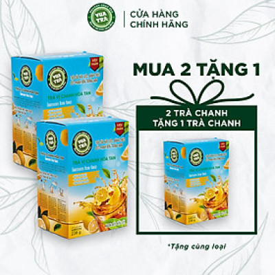 [Mua 2 tặng 1] Trà chanh hòa tan giải khát cung cấp Vitamin C cho năng lượng ngày dài - 238g
