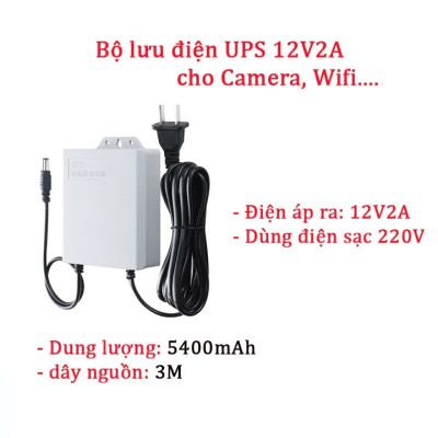 Nguồn Pin Dự Phòng Cho Modejm WiFi , Cacmra Khi Mất Điện Siêu Tiện Lợi, ĐÈN TRANG TRÍ , ĐỒNG HỒ TREO TƯỜNG