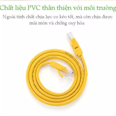 Ugreen UG11230NW103TK 1M màu Vàng Cáp mạng LAN CAT5E UPT - HÀNG CHÍNH HÃNG