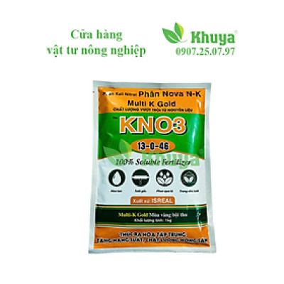 Phân bón Kali Nitrat KNO3 13-0-46 gói 1kg Israel