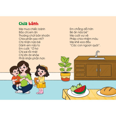 Sách Thơ Cho Bé Học Lễ Giáo - Bìa Cứng