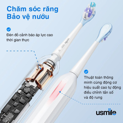 Bàn Chải Điện Thông Minh Usmile Y10 Bản Quốc Tế - Hàng Chính Hãng