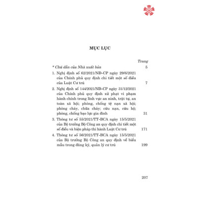 Các quy định hướng dẫn Luật Cư trú