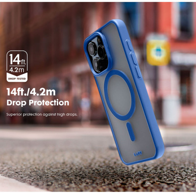 Ốp Lưng LAUT Huex Protect Cho iPhone 16 Pro/ 16 Pro Max Viền Mềm Chống Va Đập Thử Nghiệm Độ Rơi 4.2m Hàng Chính Hãng