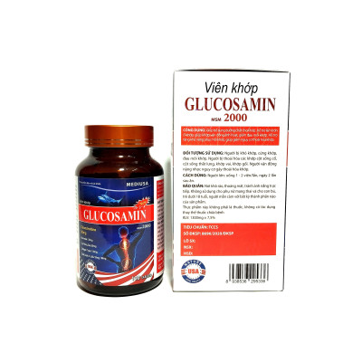 VIÊN KHỚP GLUCOSAMIN – GIÚP PHỤC HỒI VÀ GIẢM ĐAU XƯƠNG KHỚP – SCHIFF GLUCOSAMINE – LỌ 100 VIÊN