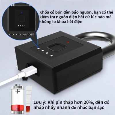 Ổ KhóJa Cảm Ứng Vân Tay Cỡ Lớn Sai Đại Chống Trộm – Mở Khóa Nhanh, Bảo Mật Cao, Chống Trộm Hiệu Quả , ĐÈN ỐP TRẦN