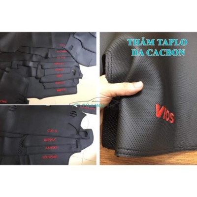Thảm taplo da vân cacbon dành cho dòng xe mitsubishi xpander 2019