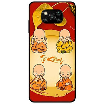 Ốp lưng dành cho Xiaomi Poco X3 mẫu Chú Tiểu Tứ Không Đỏ