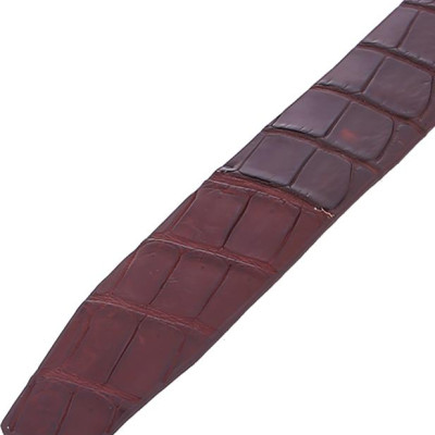 Thắt Lưng Nam Da Cá Sấu Gai Đuôi Bản Lớn Huy Hoàng HT4722 - Nâu Đất