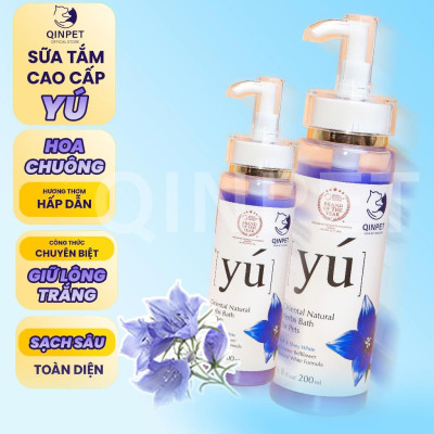 Sữa tắm Yú Cao cấp Phương Đông, chính hãƞg Dành Cho Chó Mèo, Chai Chiết 200ml
