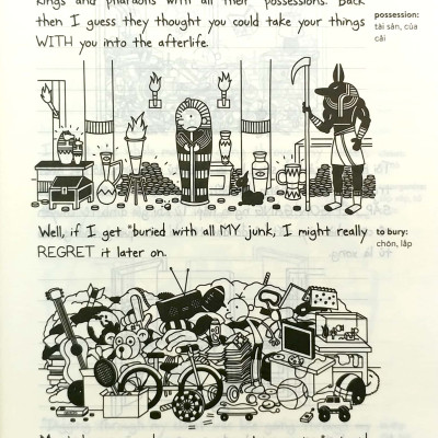 Nhật Ký Chú Bé Nhút Nhát - Tập 14: Của Thiên Trả Địa (Song ngữ Anh Việt)