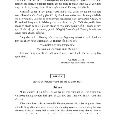 Tuyển Chọn Những Bài Văn Miêu Tả 5 _ML