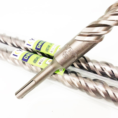 Phi Ø 22 dài 460MM mũi khoan bê tông SDS xuyên tường đầu dẹt 2 cạnh KYNKO MKBTXT-22460