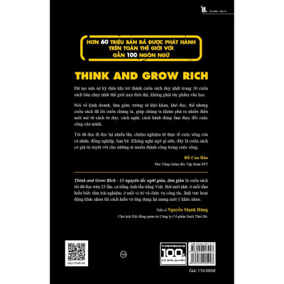 Think And Grow Rich - 13 Nguyên Tắc Nghĩ Giàu, Làm Giàu (Tái Bản)
