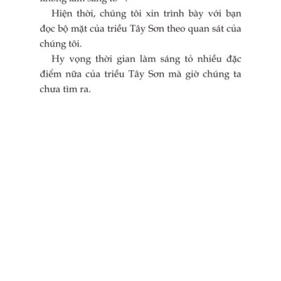 Chuyện Triều Tây Sơn - bản in 2024