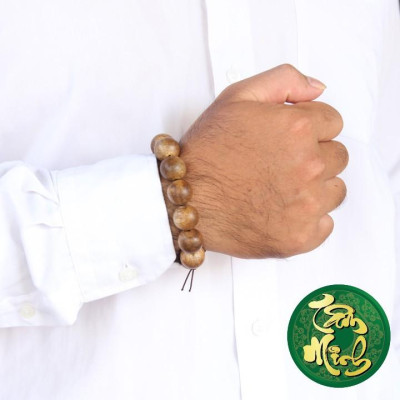 Vòng Tay Trầm Hường ️Trầm Tốc Kiến ️ Vòng Tròn Đơn 14 Trụ Trầm, Thu Hút May Mắn, Tài Lộc.