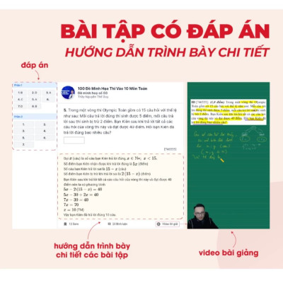 Cấp Tốc Luyện Thi vào 10 Môn Toán - Moonbook