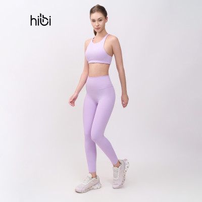 Áo Bra Tập Yoga Gym Hibi Sports BA518 Kiểu Cổ Yếm, Kèm Mút Ngực