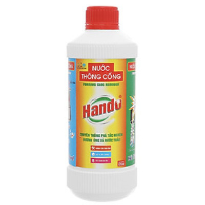 Nước thông tắc đường ống Hando 570ml Nội địa