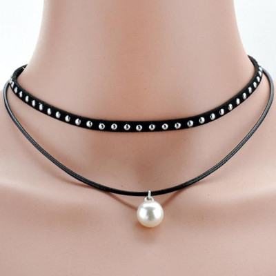Vòng cổ choker tattoo cá tính V74