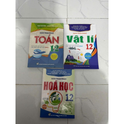 Combo sách tham khảo Toán 12 + Vật Lí 12 + Hóa Học 12 (Theo chương trình GDPT mới) HA