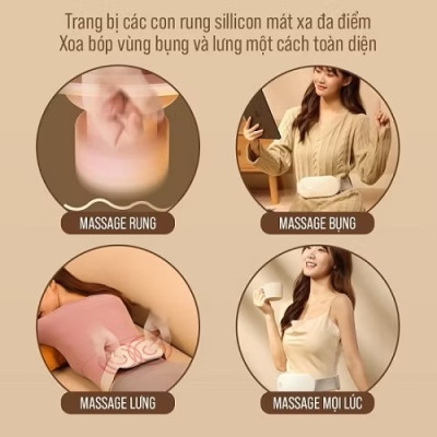 [MẪU MỚI 2025] Máy Massage Giảm Đau Bụng Kinh  LS01 - Hỗ Trợ Chống Lão Hoá Da Sau Sinh