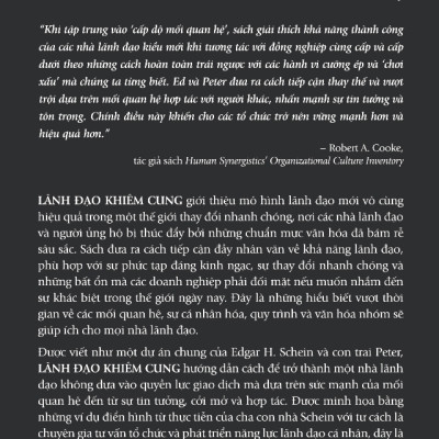 Lãnh Đạo Khiêm Cung - Humble Leader