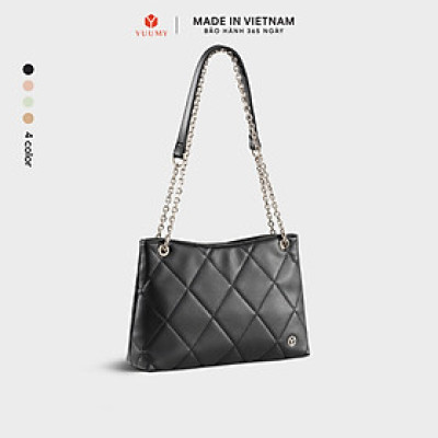 Túi Yuumy ( Thời trang nữ chần bông quả trám size 28 - Túi đeo chéo da Seasand YN280 )