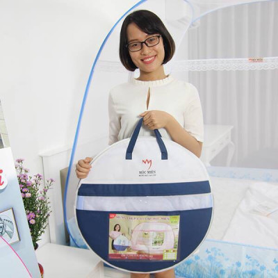 Màn Chụp , Mùng Chụp Cao Cấp Mộc Miên Đỉnh Rộng Kích Thước 1,6mx2m - 2 cửa ( Hà Nội )