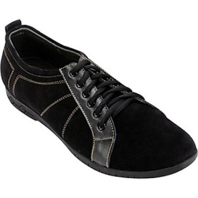 Giày Nam Thể Thao Đế Xu Cột Dây Huy Hoàng HT7748 - Đen