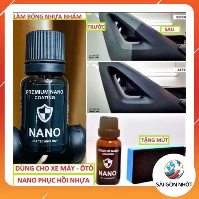 Chai Phục Hồi Nhựa Nhám Nhật Bản 10ml – Làm Bóng Nhựa Đen, Tẩy Trắng Bạc, Tróc Cũ Phục Hồi Như Mới , đèn ốp trần