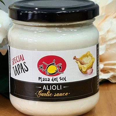 Sốt tỏi Plaza Del Sol - Alioli Garlic Sauce 180g