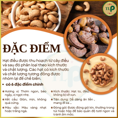 HẠT ĐIỀU RANG MUỐI TÂN LỘC PHÁT - 250G