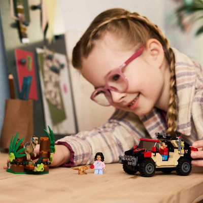 LEGO JURASSIC 76972 Đồ Chơi Lắp Ráp Cuộc Tẩu Thoát Khỏi Raptor (285 chi tiết)