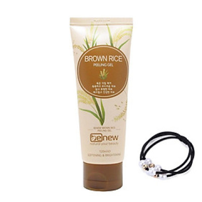 Gel tẩy tế bào chết chiết xuất từ Gạo cao cấp - BENEW Brown Rice Peeling Gel ( 120ml ) [ tặng kèm dây cột tóc - màu ngẫu nhiên ]