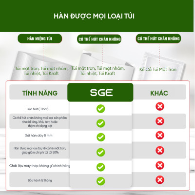 Máy Hút Chân Không Công Nghiệp Dạng Buồng VCE. Giá Siêu Tốt, Hút Siêu Khoẻ, Mọi Thực Phẩm, Dùng Liên Tục 24/7. Được Tặng Kèm 1 Chai Dầu Máy, Túi Hút Chân Không, Đường Hàn Dự Phòng Và Tua Vít Sửa Máy. Hàng Nhập Khẩu Chính Hãng Thái Lan