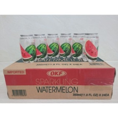 Nước ngọt có ga vị Dưa hấu 350ML OKF Hàn Quốc