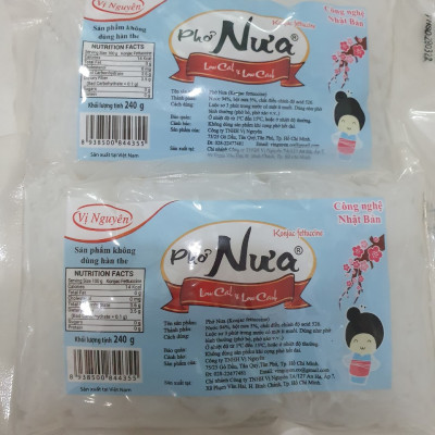 Phở Nưa Vị Nguyên Das Keto 240g