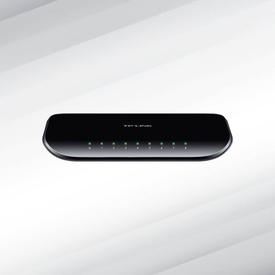 Switch ( Bộ chia mạng ) Gigabit 8 cổng Để bàn TP-Link TL-SG1008D - Hàng Chính Hãng