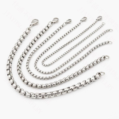 Lắc tay nam - Vòng Tay Nam Nữ Unisex Thời Trang Basic Kuu Clothes Màu Bạc Đen Titan - VT Trơn