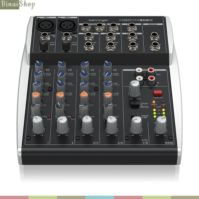 Behringer XENYX Q802S - Mixer Thu Âm 8 Cổng Vào - Hàng Nhập Khẩu