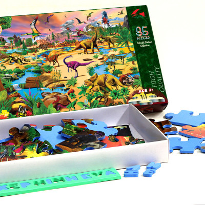 Tranh xếp hình Tia Sáng Jigsaw Puzzle 035 mảnh phát triển trí tuệ cho bé -Thế Hệ Khủng long Cuối Cùng - MSP: 035-004